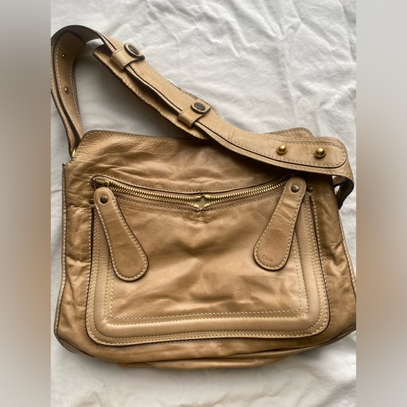 Authentic Chloe Bay Beige Shoulder Bag - Picture 6 of 9